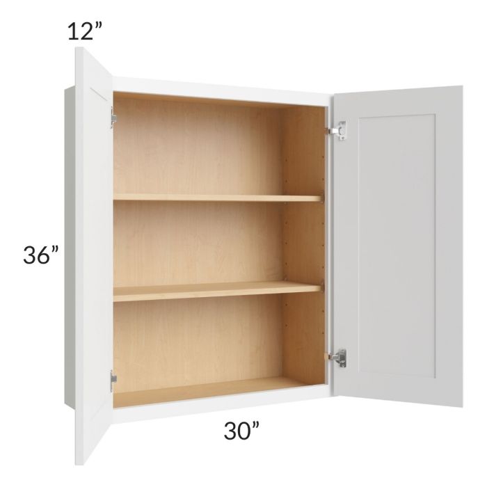 Alpine White Shaker 30x36 Wall Cabinet 