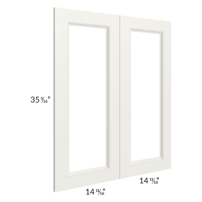 Providence Cream Glaze 30x36 Glass Door Only with Glass Included