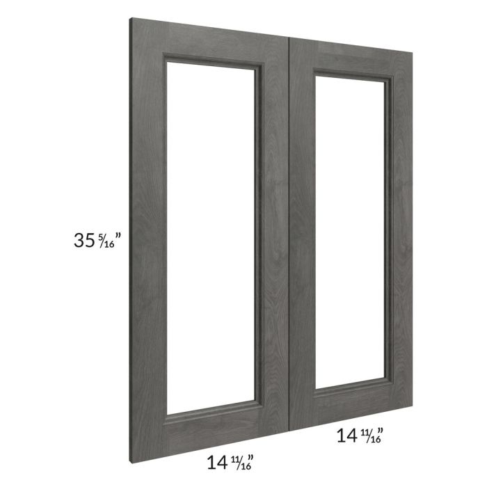 Providence Natural Grey 30x36 Glass Door Only with Glass Included