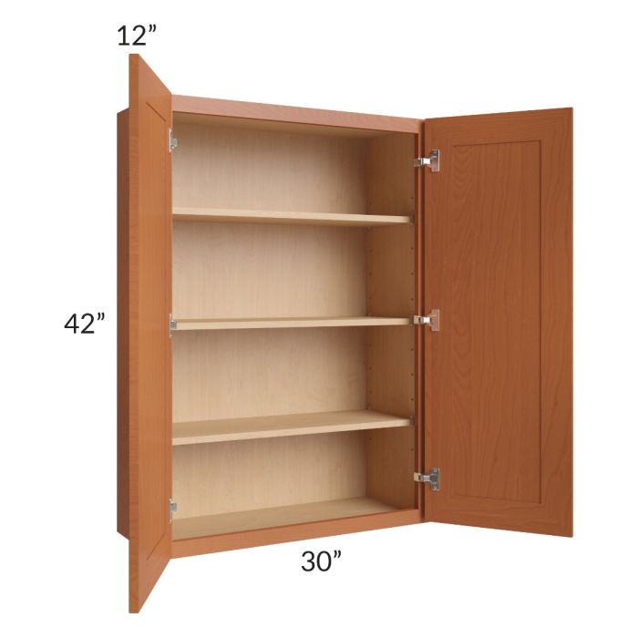 Lexington Cinnamon Glaze 30x42 Wall Cabinet