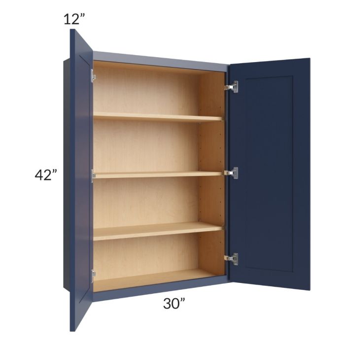 Bayville Blue 30x42 Wall Cabinet