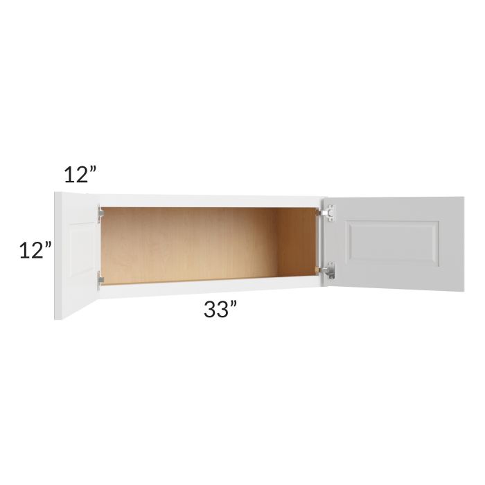 Charlotte White 33x12 Wall Cabinet