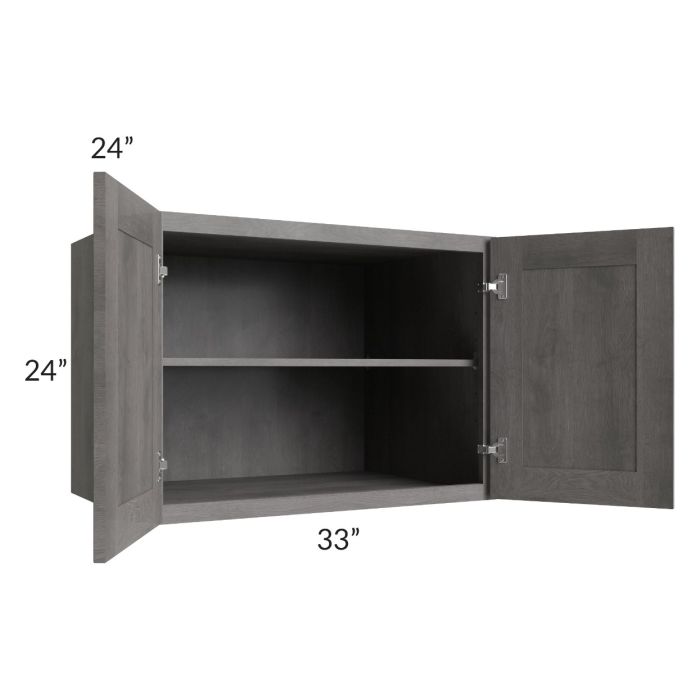 Providence Slate Grey 33x24x24 Wall Cabinet
