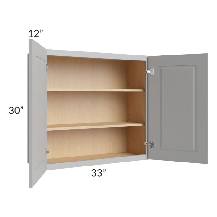 Charlotte Grey 33x30 Wall Cabinet