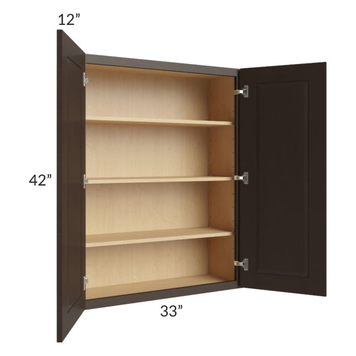 Southport Espresso Shaker 33x42 Wall Cabinet
