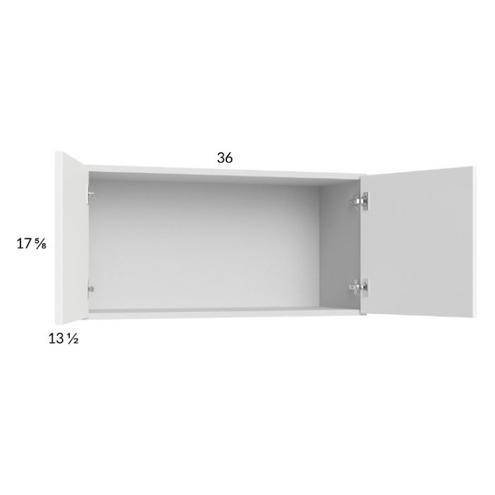 Euro Gloss White 36x17-5/8 Wall Cabinet