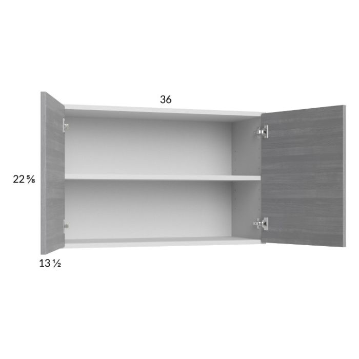 Euro Grey 36x22-5/8 Wall Cabinet
