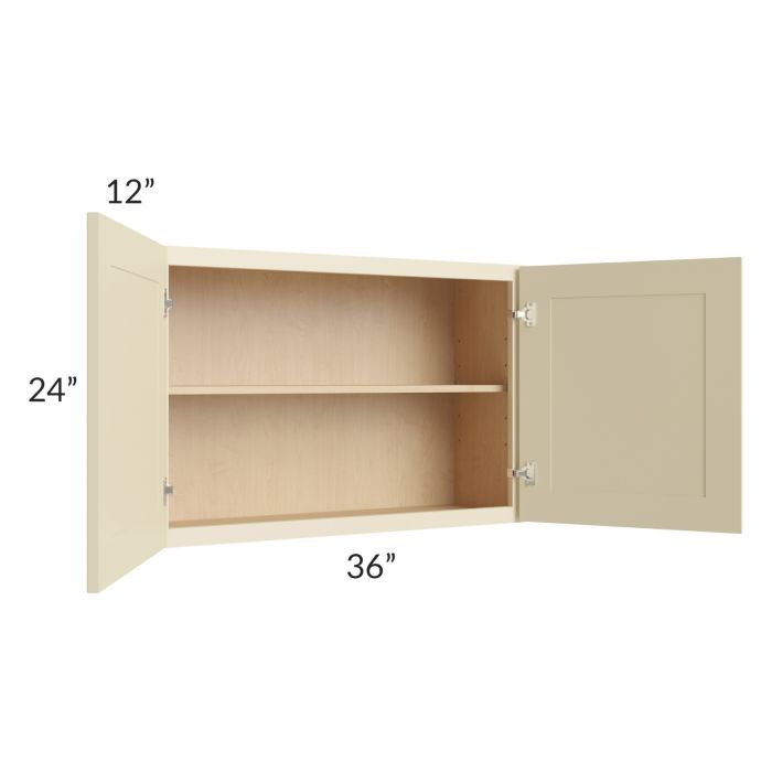 Casselton Ivory 36x24 Wall Cabinet