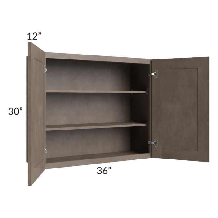 Providence Natural Grey 36x30 Wall Cabinet