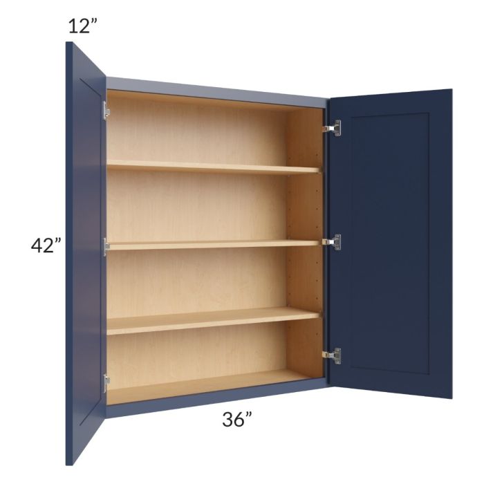 Bayville Blue 36x42 Wall Cabinet