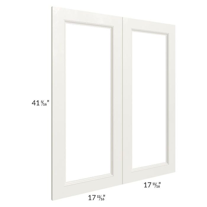 Providence Cream Glaze 36x42 Glass Door Only with Glass Included