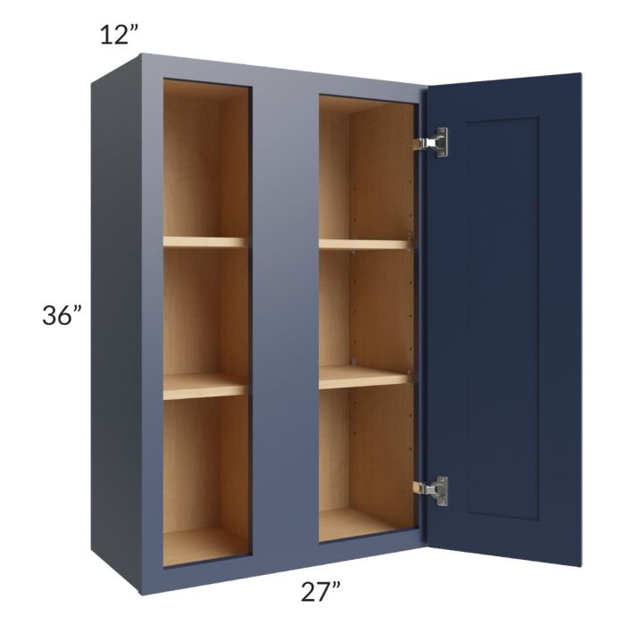 Bayville Blue 27x36 Wall Blind Cabinet