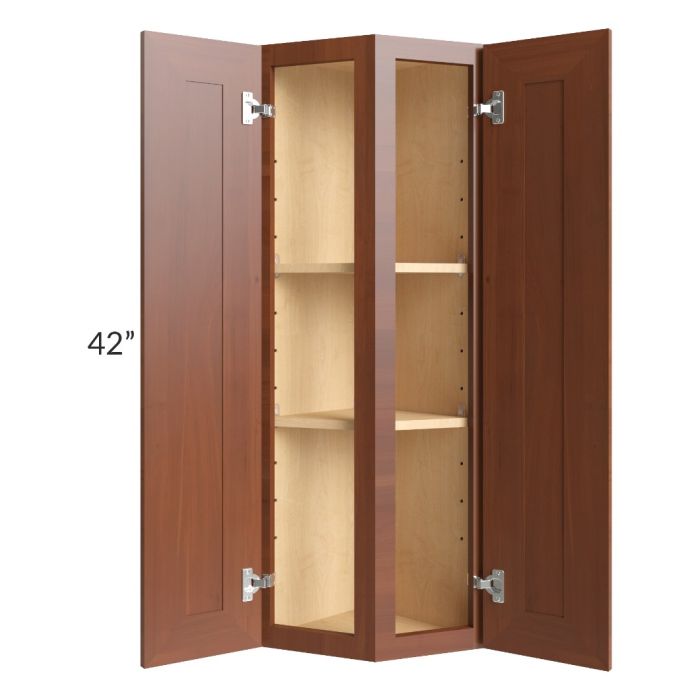 Phoenix Caramel Glaze 12x42 Wall End Cabinet
