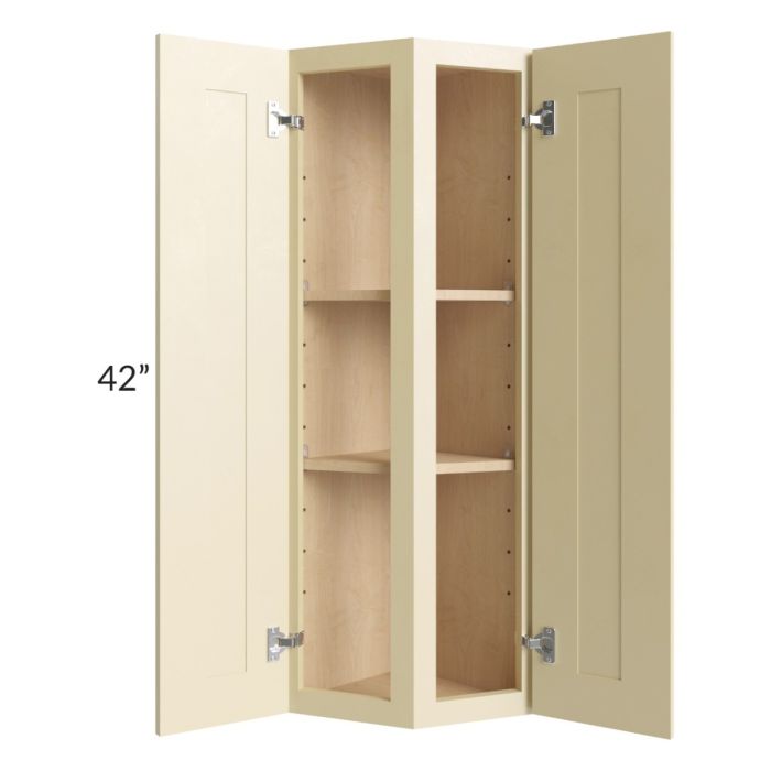 Phoenix Cream Glaze 12x42 Wall End Cabinet