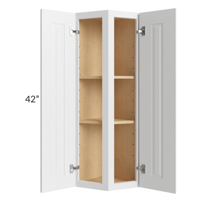 Charlotte White 12x42 Wall End Cabinet