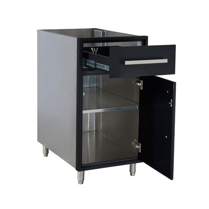 Legacy Outdoor Black 18" Base Cabinet (Right Hinge)