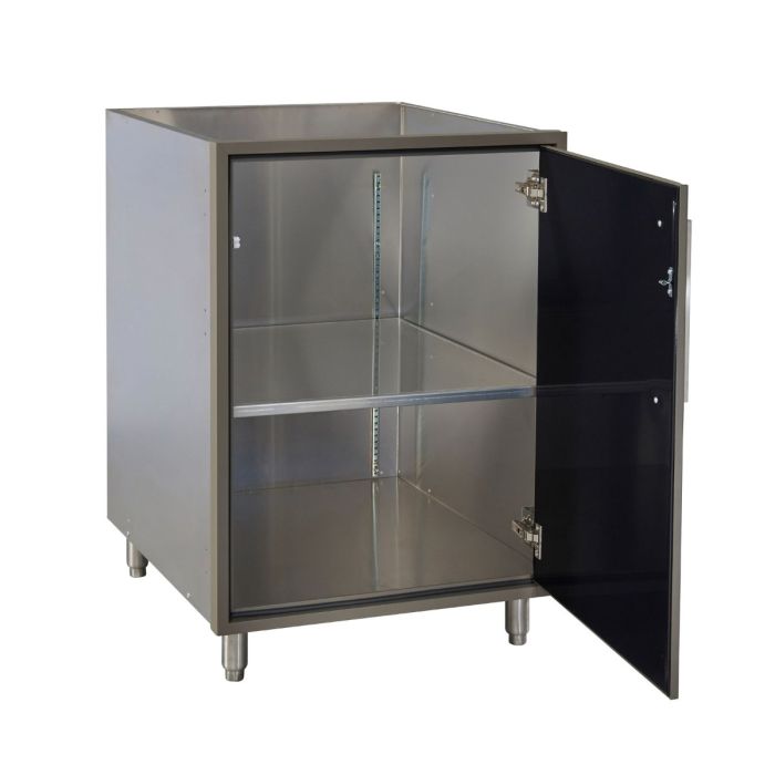 Legacy Outdoor Grey 24" Full Height Door Base Cabinet (Right Hinge)