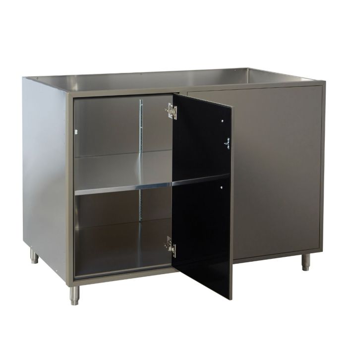 Legacy Outdoor Grey 48" Base Corner Cabinet (Right Hinge)