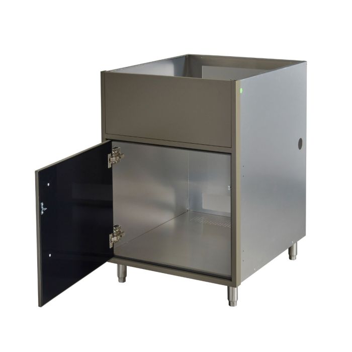 Legacy Outdoor Grey 24" Single Door Ventilated Gas Grill Base (Left Hinge)