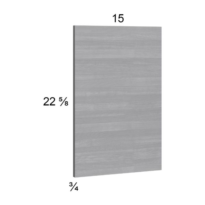 Euro Grey Wall Overlay Panel - 15"W x 22-5/8"H x 3/4"D