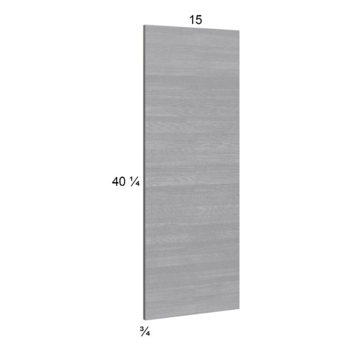 Euro Grey Wall Overlay Panel - 15"W x 40-1/4"H x 3/4"D