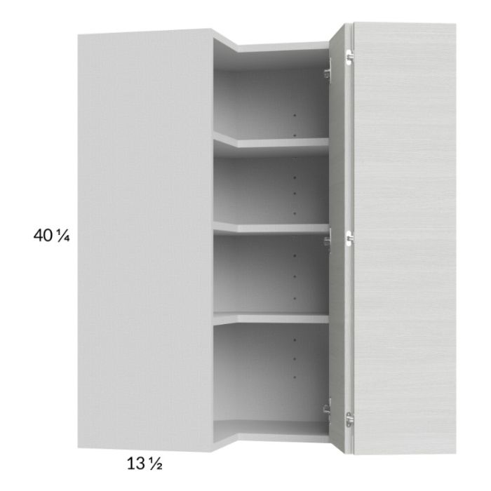 Euro White Grain 24x40-1/4 Wall Easy Reach Cabinet