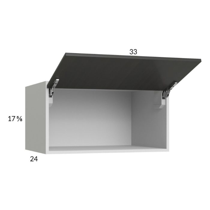 Euro Cafe 33x17-5/8x24 Flip Up Door Wall Cabinet