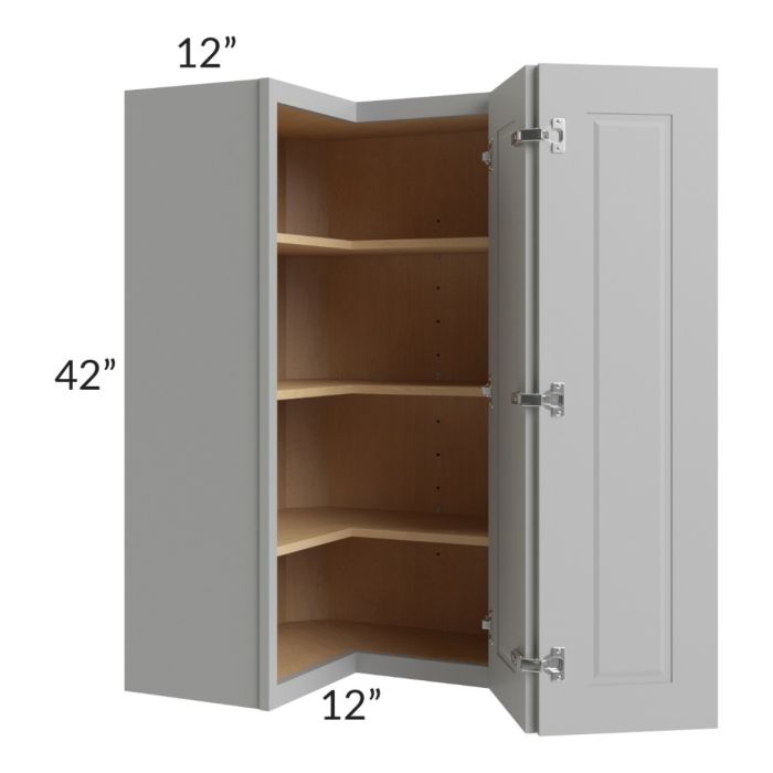 Charlotte Grey 24x42 Easy Reach Corner Wall Cabinet