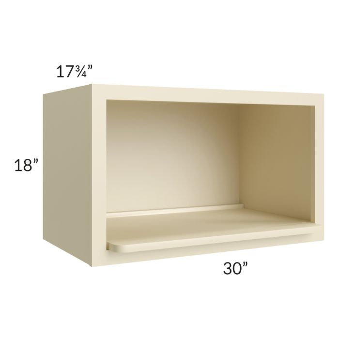 Casselton Ivory 30x18 Microwave Wall Cabinet
