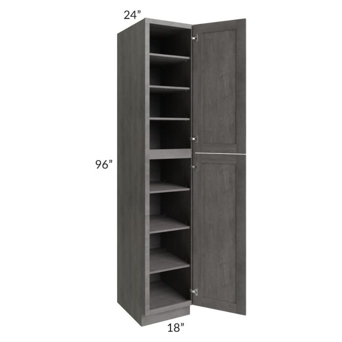 Providence Slate Grey 18x96 Wall Pantry
