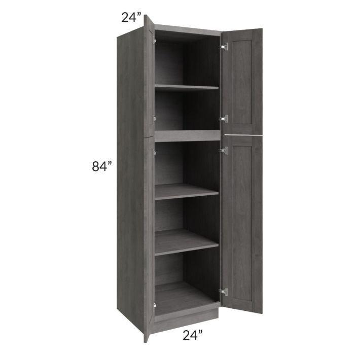 Providence Slate Grey 24x84 Wall Pantry 