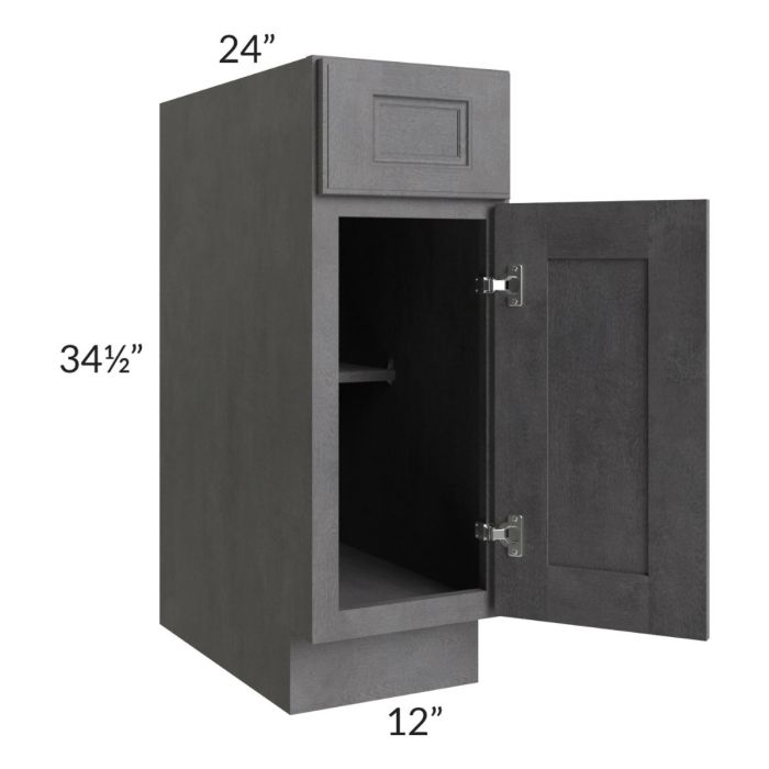 Stone Grey 12" Base Cabinet