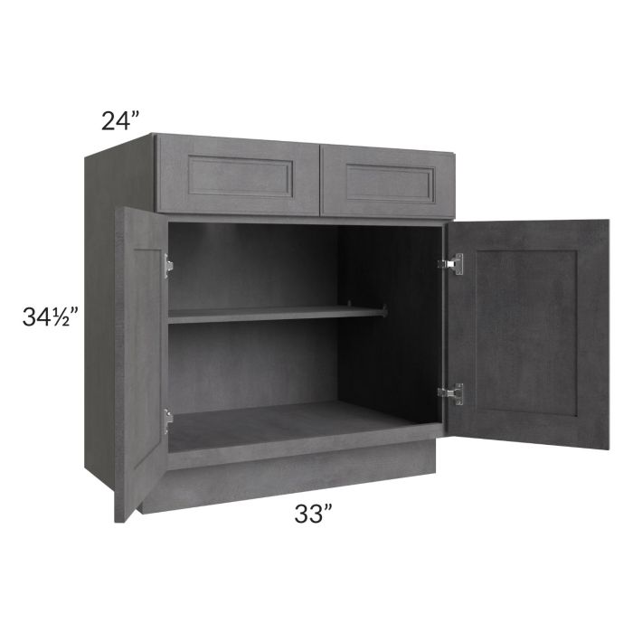 Stone Grey 33" Base Cabinet 