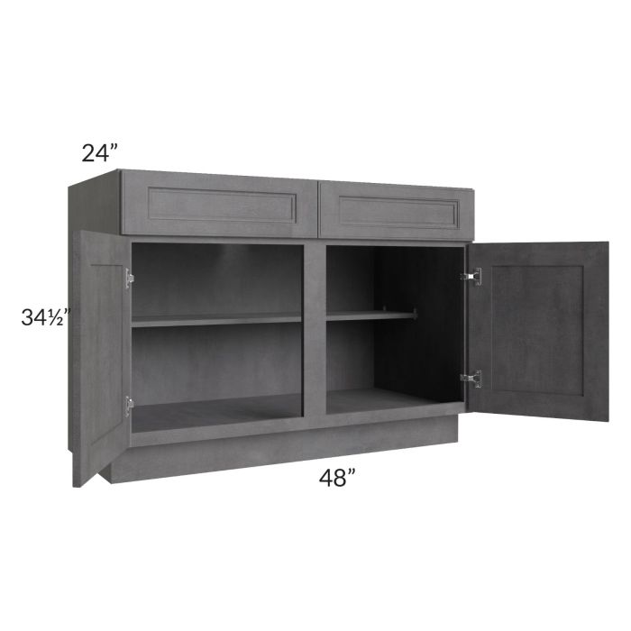 Stone Grey 48" Base Cabinet