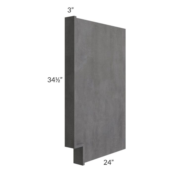 Stone Grey Base End Panel / Appliance End Panel