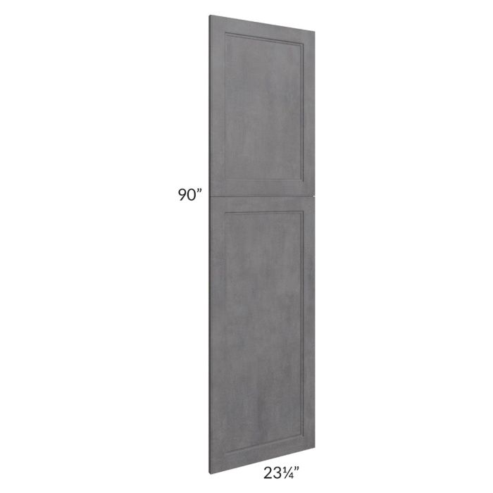 Stone Grey 90" Tall Decorative End Panel