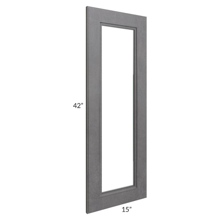 Stone Grey 15x42 Glass Door
