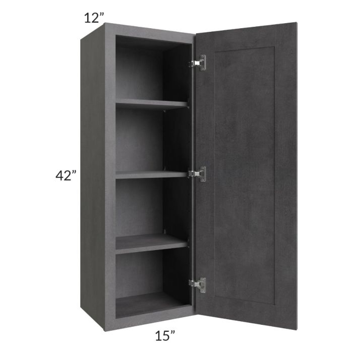 Stone Grey 15x42 Wall Cabinet