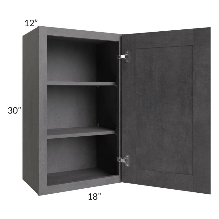 Stone Grey 18x30 Wall Cabinet
