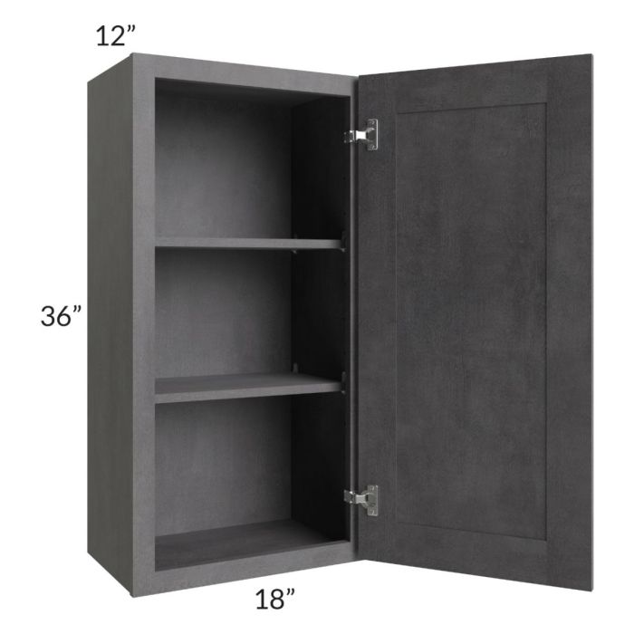 Stone Grey 18x36 Wall Cabinet