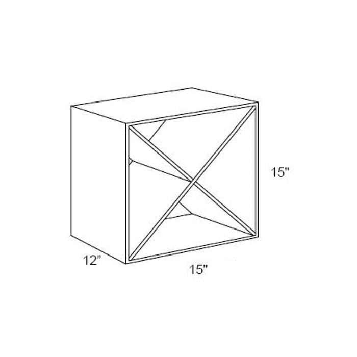 Vienna 15x15 Wine Rack Cabinet