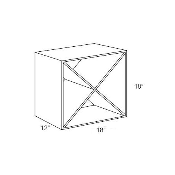 Vienna 18x18 Wine Rack Cabinet