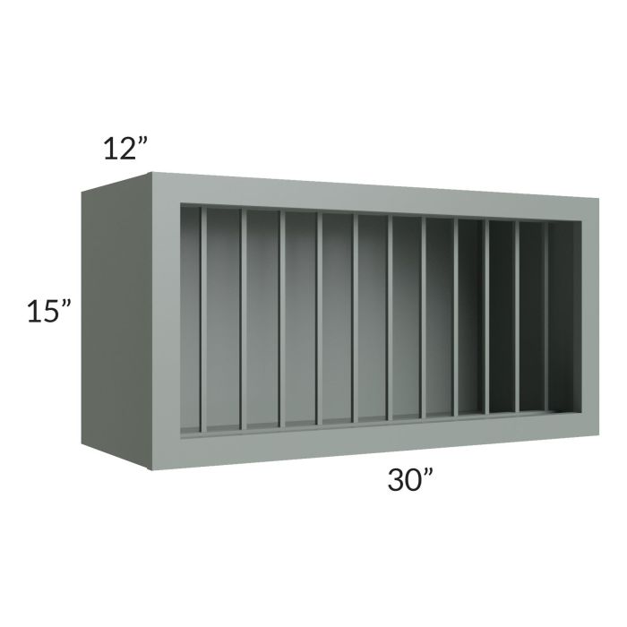 Woodland Green Shaker 24" 2-Drawer Base Cabinet