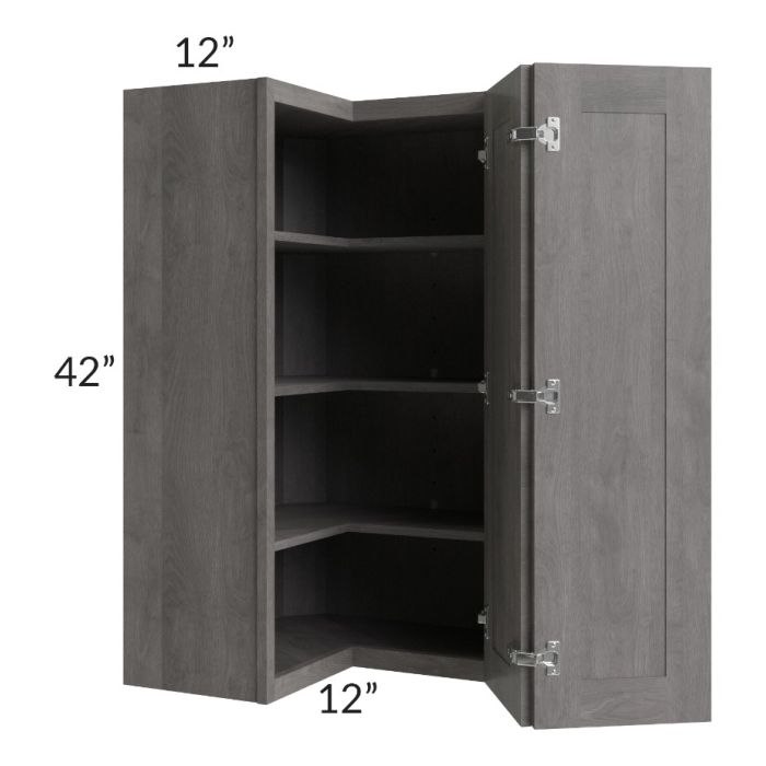 Providence Slate Grey 24x42 Wall Corner Unit