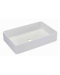 Mineralsolid Rectangular Vessel Sink - Fits 24" Minimum Cabinet Size