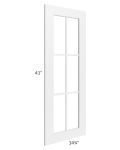 Stratton White Shaker 15x42 Mullion Door (cabinet not included)