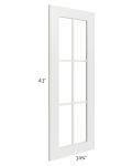 Palisades White 15x42 Mullion Door (cabinet not included) - Out of stock through mid April