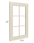 Stratton Khaki Shaker 18x30 Mullion Door (cabinet not included) - Out of stock through mid April