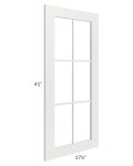 Palisades White 18x42 Mullion Door (cabinet not included)