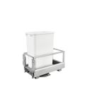 Full Height Door Aluminum Bottom Mount 50 Qt Waste/Trash Container (Single and Double options)